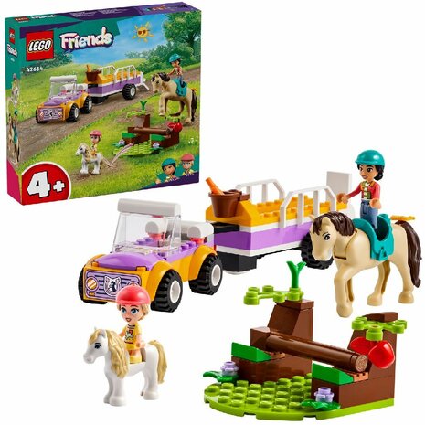 Lego Friends 42634 Paard en Pony Aanhangwagen