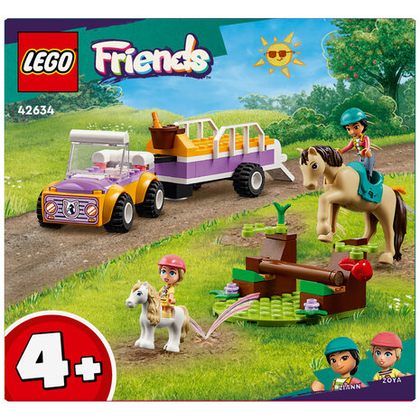 Lego Friends 42634 Paard en Pony Aanhangwagen