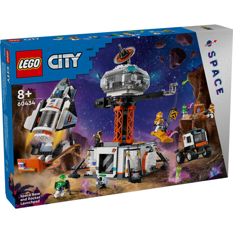 Lego City 60434 Space Ruimtebasis en Raketlanceringsplatform