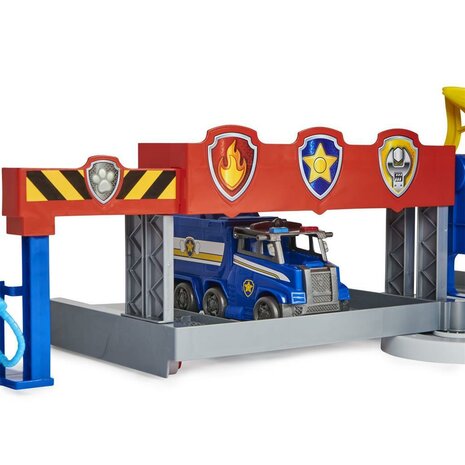 Paw Patrol Big Truck Pups Highway Rescue Hoofdkwartier + Licht en Geluid