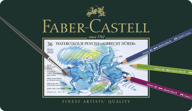 Faber Castell FC-117536 Aquarelpotlood Faber-Castell Albrecht Dürer Etui à 36 Stuks