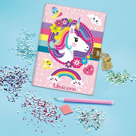 Totum Diamond Paint Unicorn Dagboek