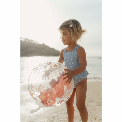 Little Dutch Ocean Dreams 3D Strandbal Zeepaardje 35 cm