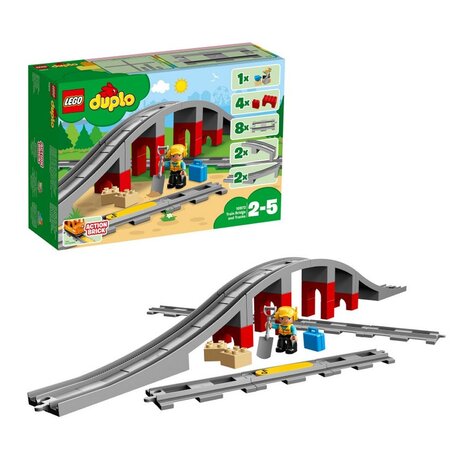 Lego Duplo 10872 Treinbrug en Rails 26-delig