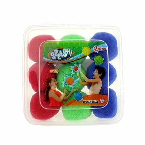 Splash Super Ballen 7 cm 9 Stuks