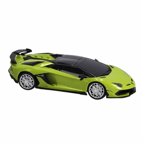 RC Lamborghini Aventador SVJ Roadster 1:24 + Licht Neon Groen