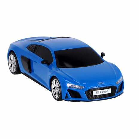 RC Audi R8 V10 Coupé 1:24 + Licht Blauw