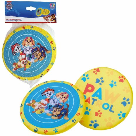 Paw Patrol Spons Frisbee 19 cm Geel/Blauw