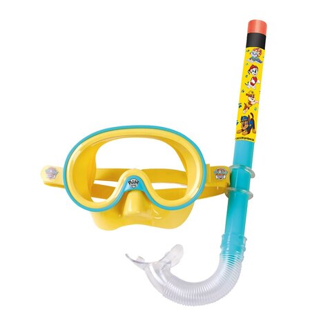 Paw Patrol Kinder Snorkelset Blauw/Geel