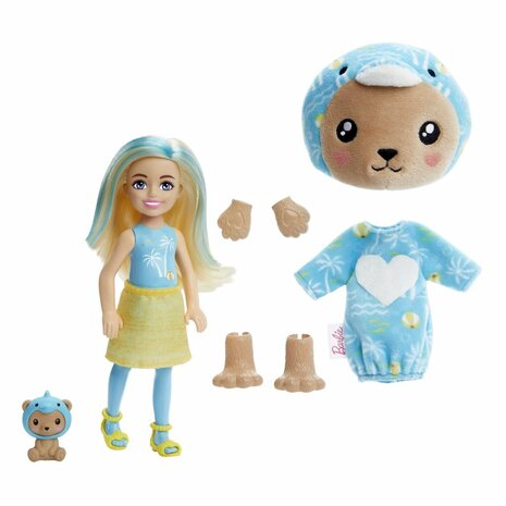 Barbie Cutie Reveal Chelsea Teddybeer Dolfijn