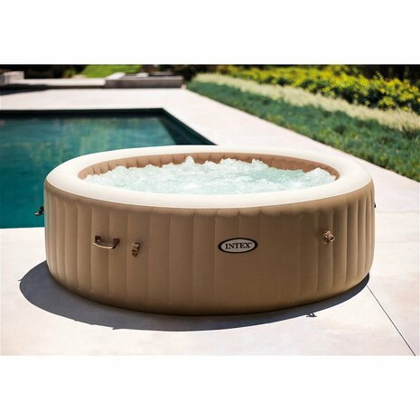 Intex 28428 PureSpa Bubble Massage Jacuzzi 6-persoons Set