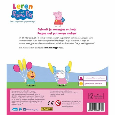 Boek Peppa Pig Peppa's Patronen en Vormen