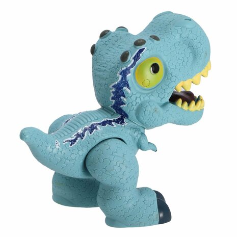 Dinobase Dino + Licht en Geluid Blauw