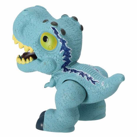 Dinobase Dino + Licht en Geluid Blauw