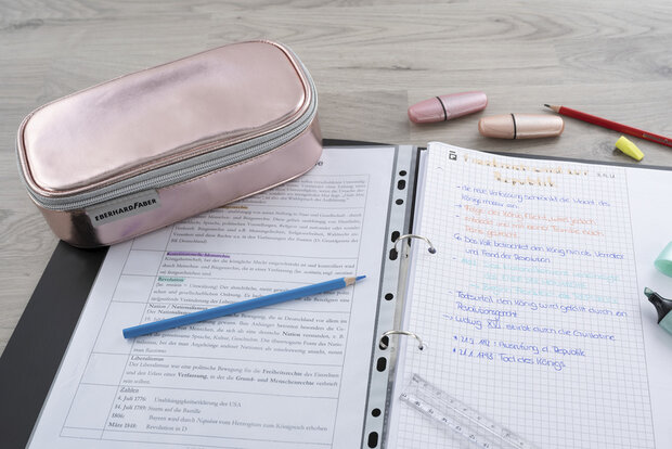 Eberhard Faber EF-577424 Etui Leeg Jumbo Rosé Goud