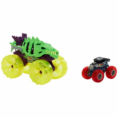 Hot Wheels Monster Truck Arena Smashers Rhinomite's Chargin' Challenge