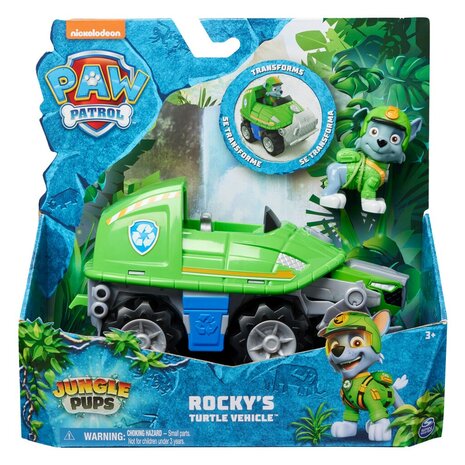 Paw Patrol Jungle Pups Deluxe Vehicle Rocky