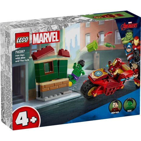 Lego Super Heroes 76287 Marvel Iron Man With Bike