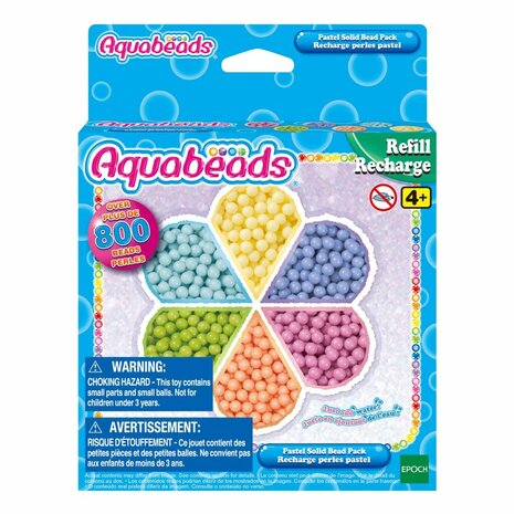 Aquabeads Pastel Solid Bead Pack 800+ Parels