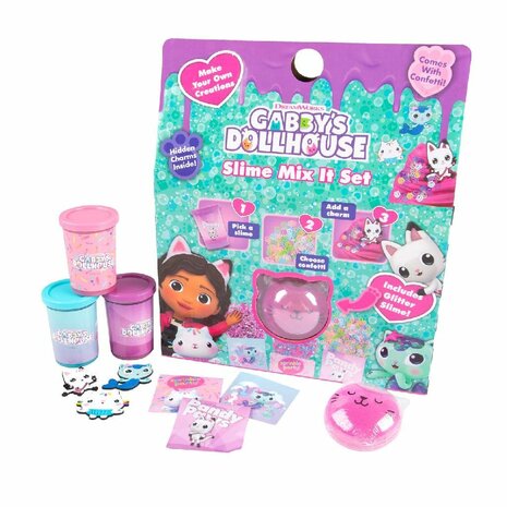 Gabbys Dollhouse Slime Mix It Set