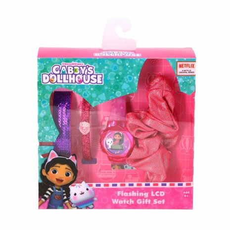 Gabby's Dollhouse Horloge Cadeau Set