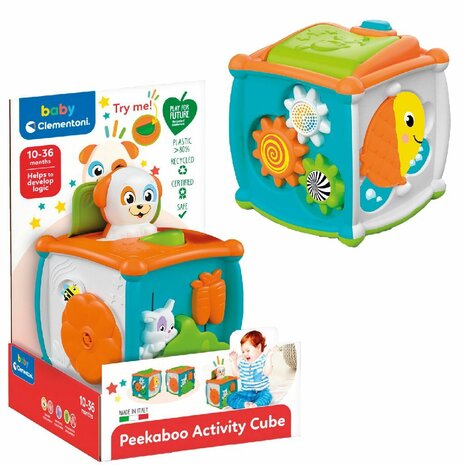 Clementoni Baby Peekaboo Activity Cube