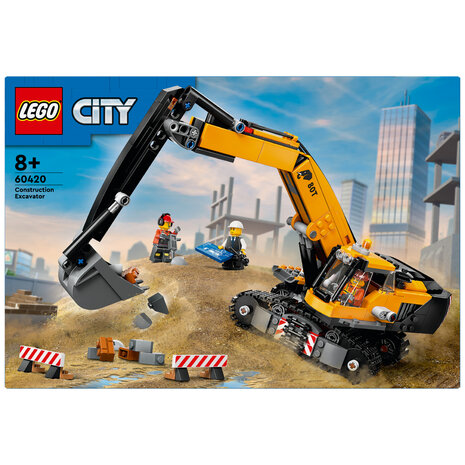 Lego 60420 City Great Vehicles Gele Graafmachine