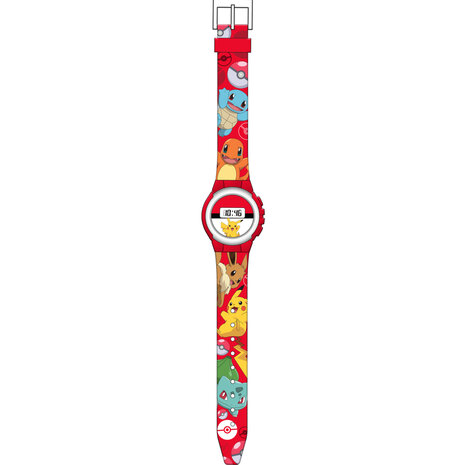 Pokémon Digitaal Horloge Rood