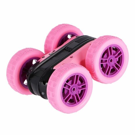 Rapid Wheels RC Flipover Auto Roze + Licht