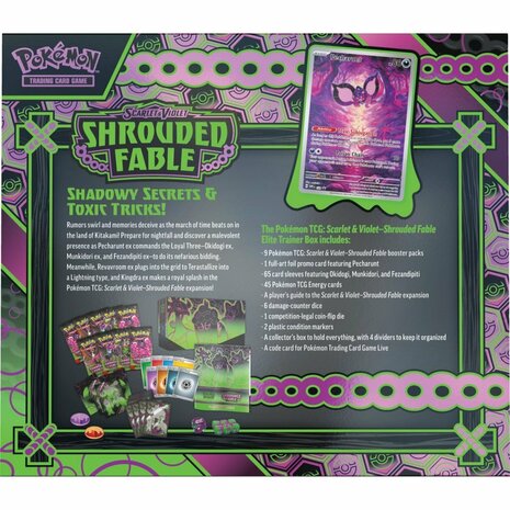 Pokémon Scarlet & Violet Shrouded Fable Elite Trainer Box