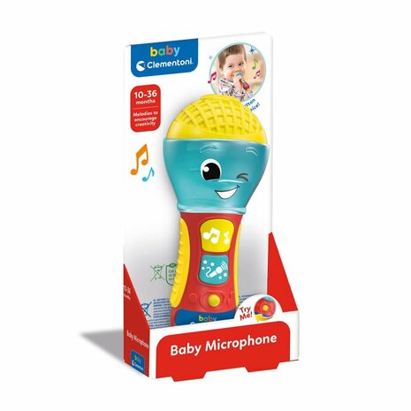 Clementoni Baby Microfoon + Licht en Geluid