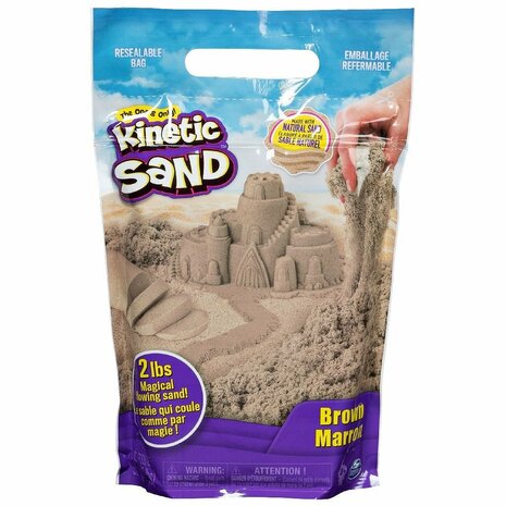 Kinetic Sand Colour Bag 907 g Bruin