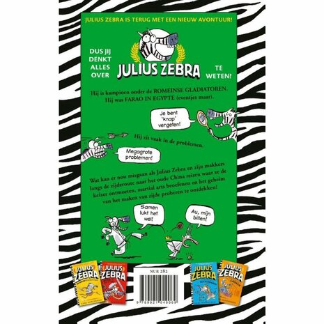 Boek Julius Zebra Ophef in het Oude China