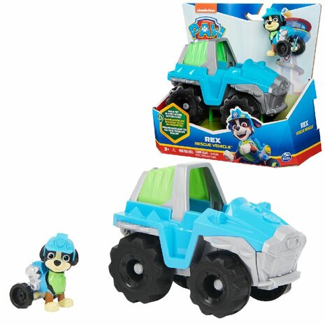 Paw Patrol Rex Dino-Reddingsvoertuig