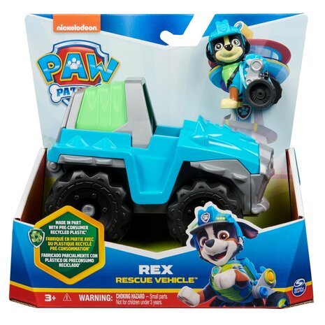 Paw Patrol Rex Dino-Reddingsvoertuig