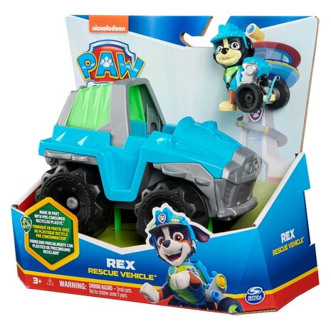 Paw Patrol Rex Dino-Reddingsvoertuig