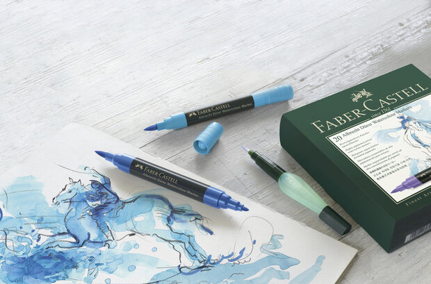 Faber Castell FC-160320 Aquarel Marker Albrecht Dürer Doos met 20 Stuks