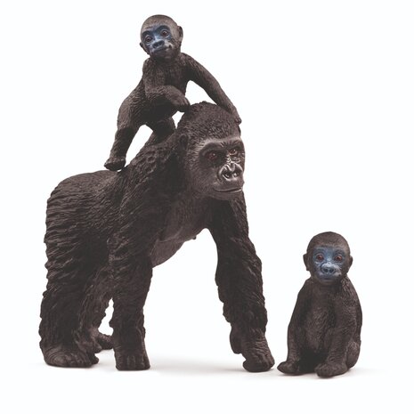 Schleich Wild Life Gorilla Familie