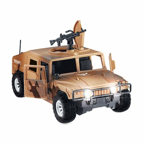 Toi-Toys Militair Voertuig + Licht en Geluid Assorti