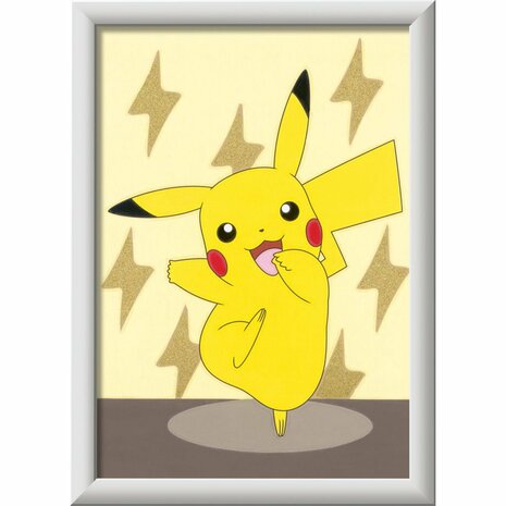 Ravensburger CreArt Schilderen op Nummer Pokémon Pikachu