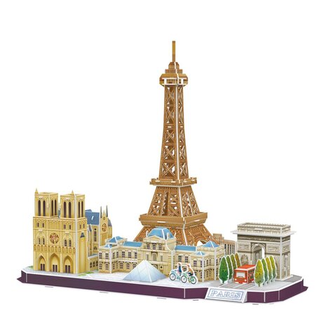 Cubic Fun City Line 3D Puzzel Parijs 114 Stukjes