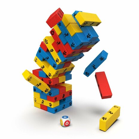 Paw Patrol Jumbling Tower 48 Houten Blokken