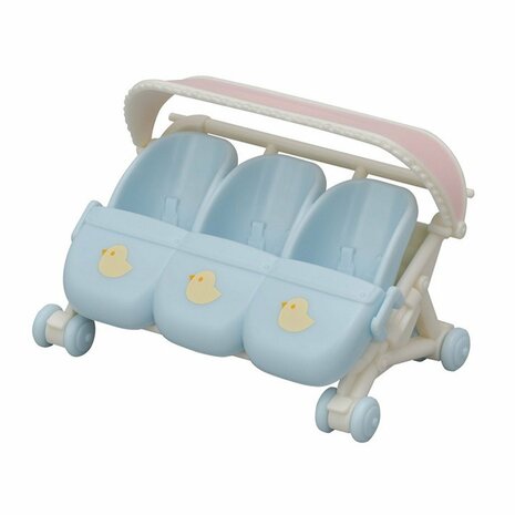 Sylvanian Families 5533 Wandelwagen Drieling