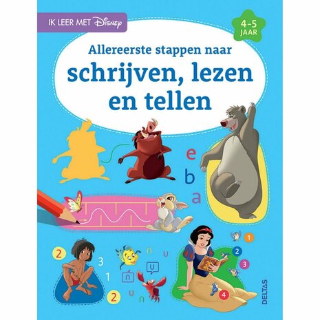 Ik Leer Met Disney Allereerste Stappen naar Schrijven Lezen en Tellen