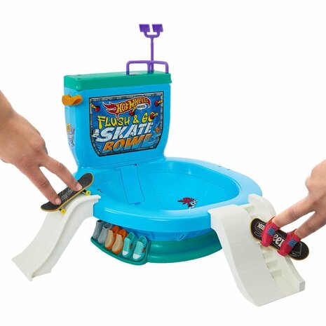 Hot Wheels Skate Flushin Skate Bowl