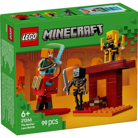 Lego Minecraft 21266 De Lavastrijd in de Nether