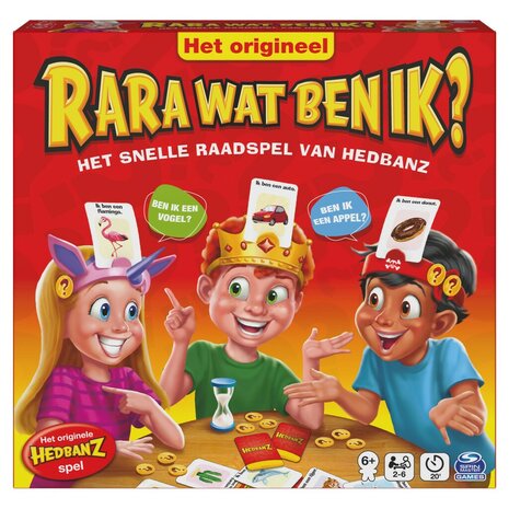 Spin Master Hedbanz Rara Wat Ben Ik?