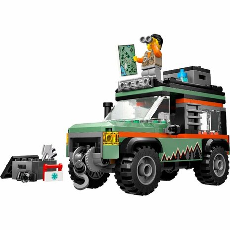 Lego City 60447 Great Vehicles 4x4 Terreinwagen voor in de Bergen