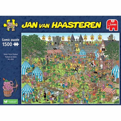 Jumbo Jan Van Haasteren Puzzel Medieval Festival 1500 Stukjes