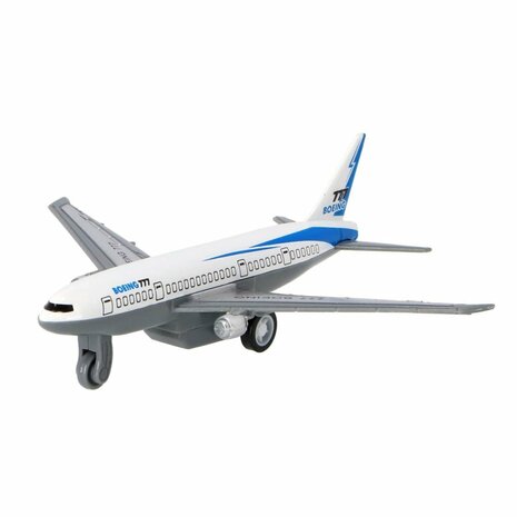 Toi-Toys Pullback Die-Cast Vliegtuig Boeing 777 1:50